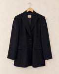 Deep darkblue tailored blazer (m)