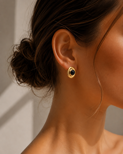 Amara black earrings