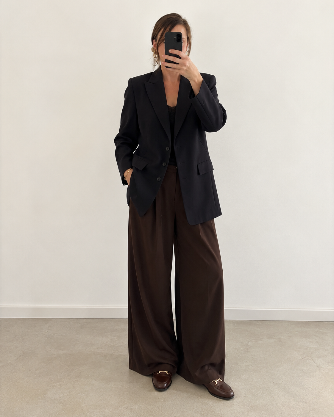 Deep darkblue tailored blazer (m)