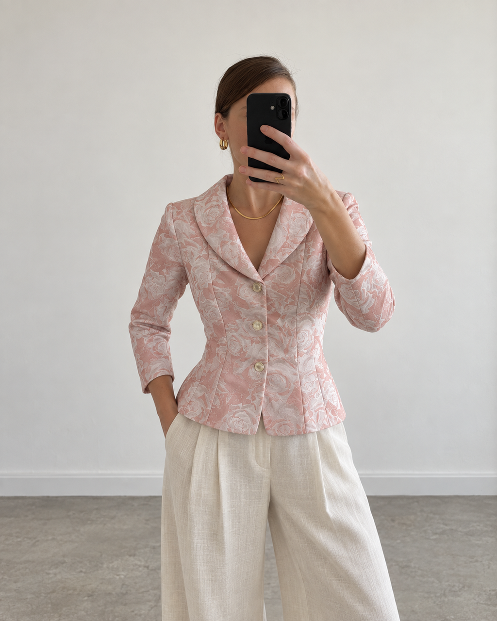 Floral blazer (xs)