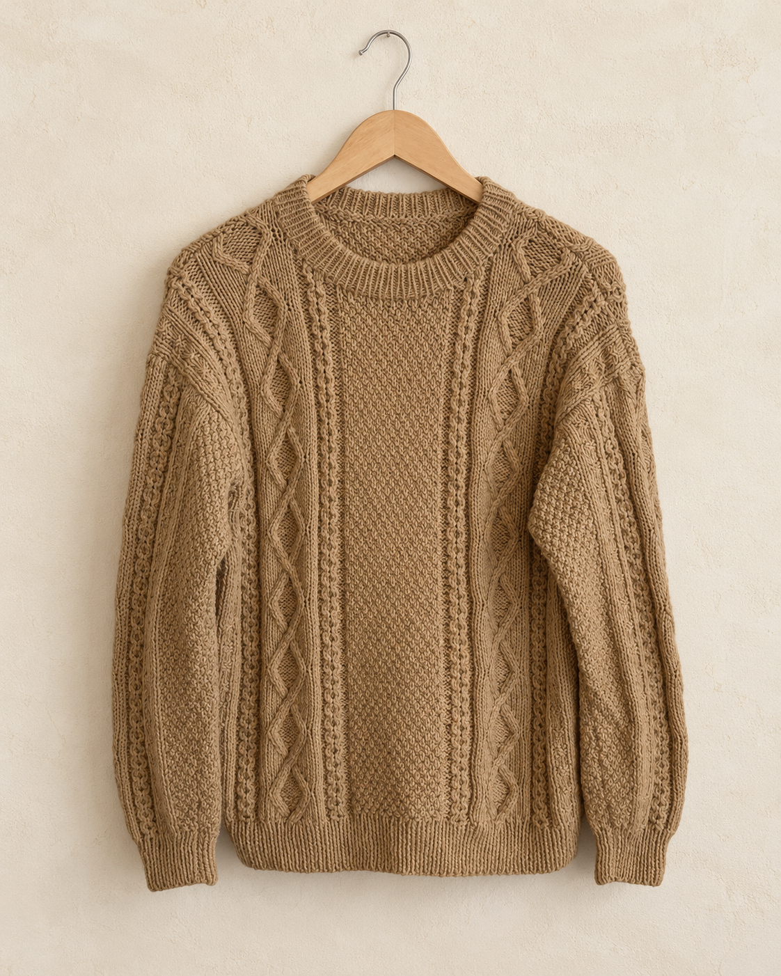 Cable knit jumper (m)