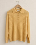 Yellow cableknit sweater (m/l)