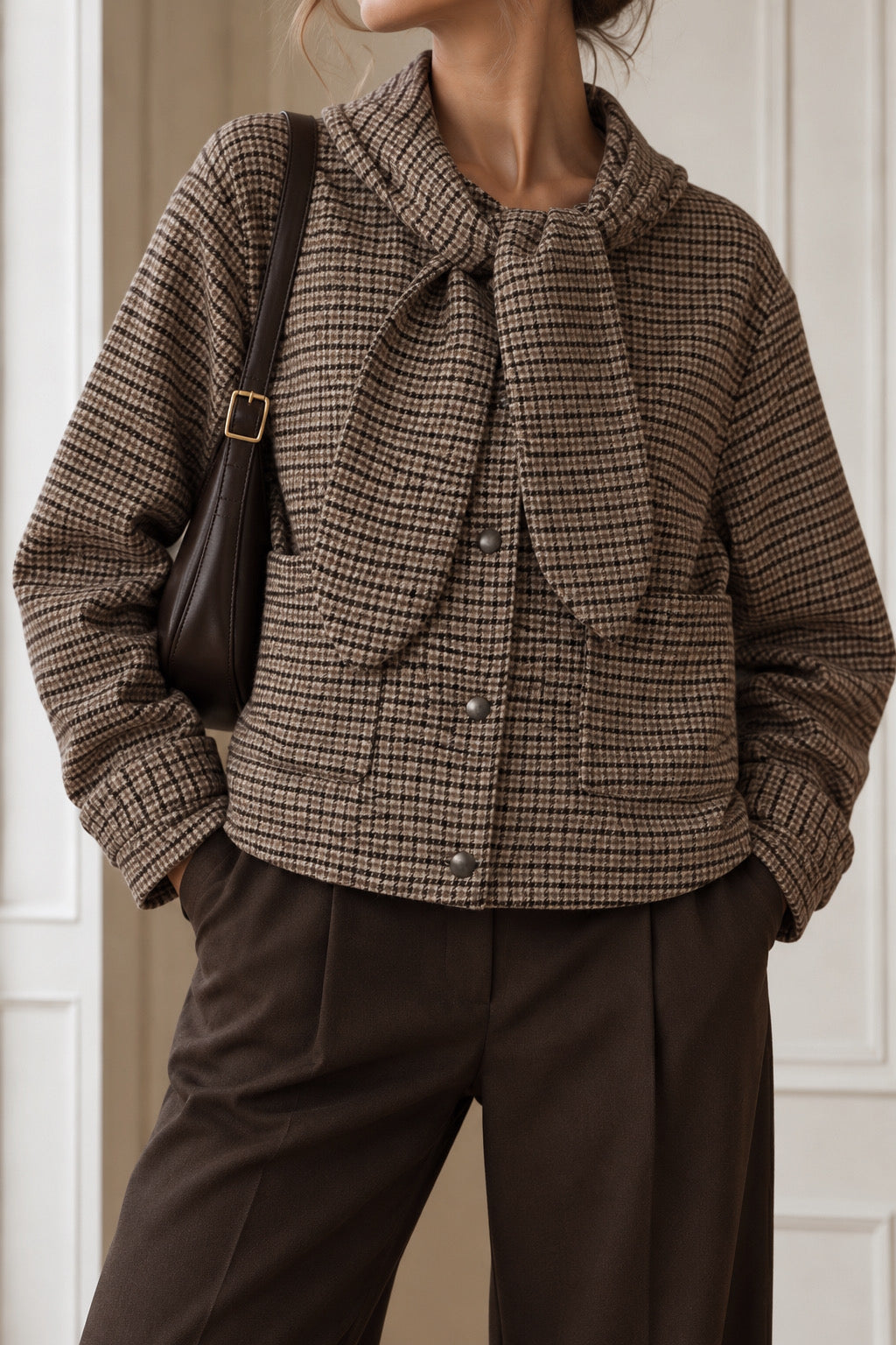 Lily checked jacket