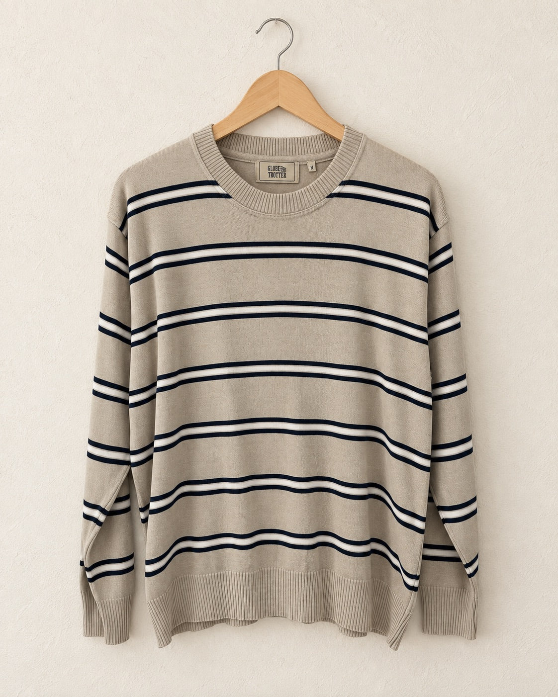 Striped knit sweater (m)