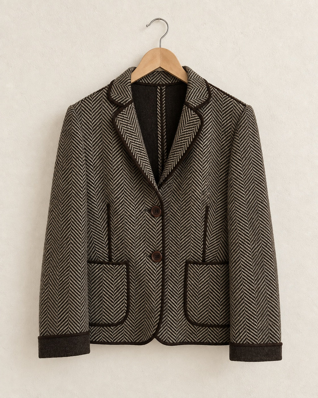 Brown wool blazer (m)