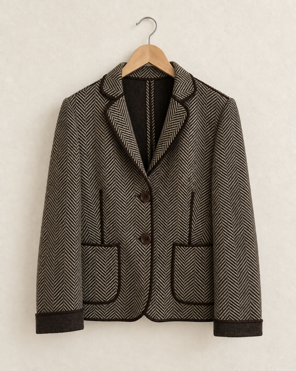 Brown wool blazer (m)