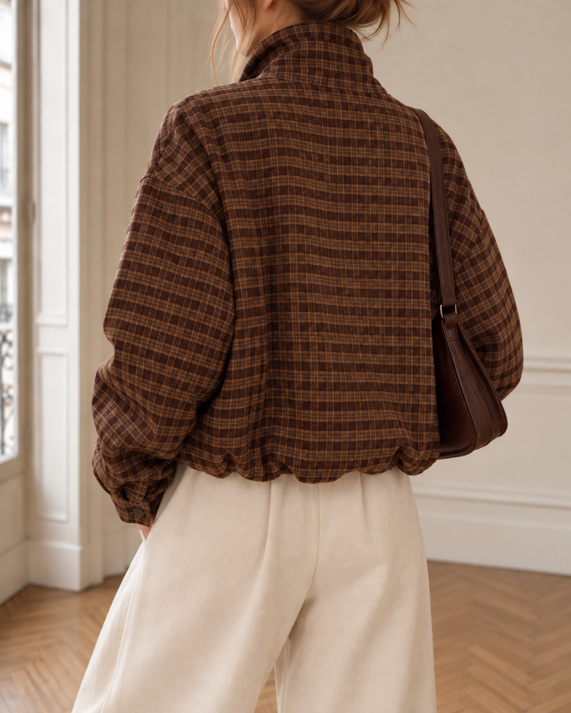 Céleste checked jacket
