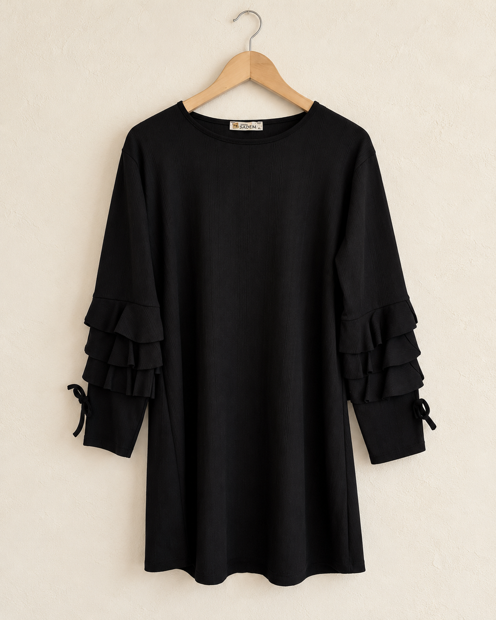Black ruches top (m)