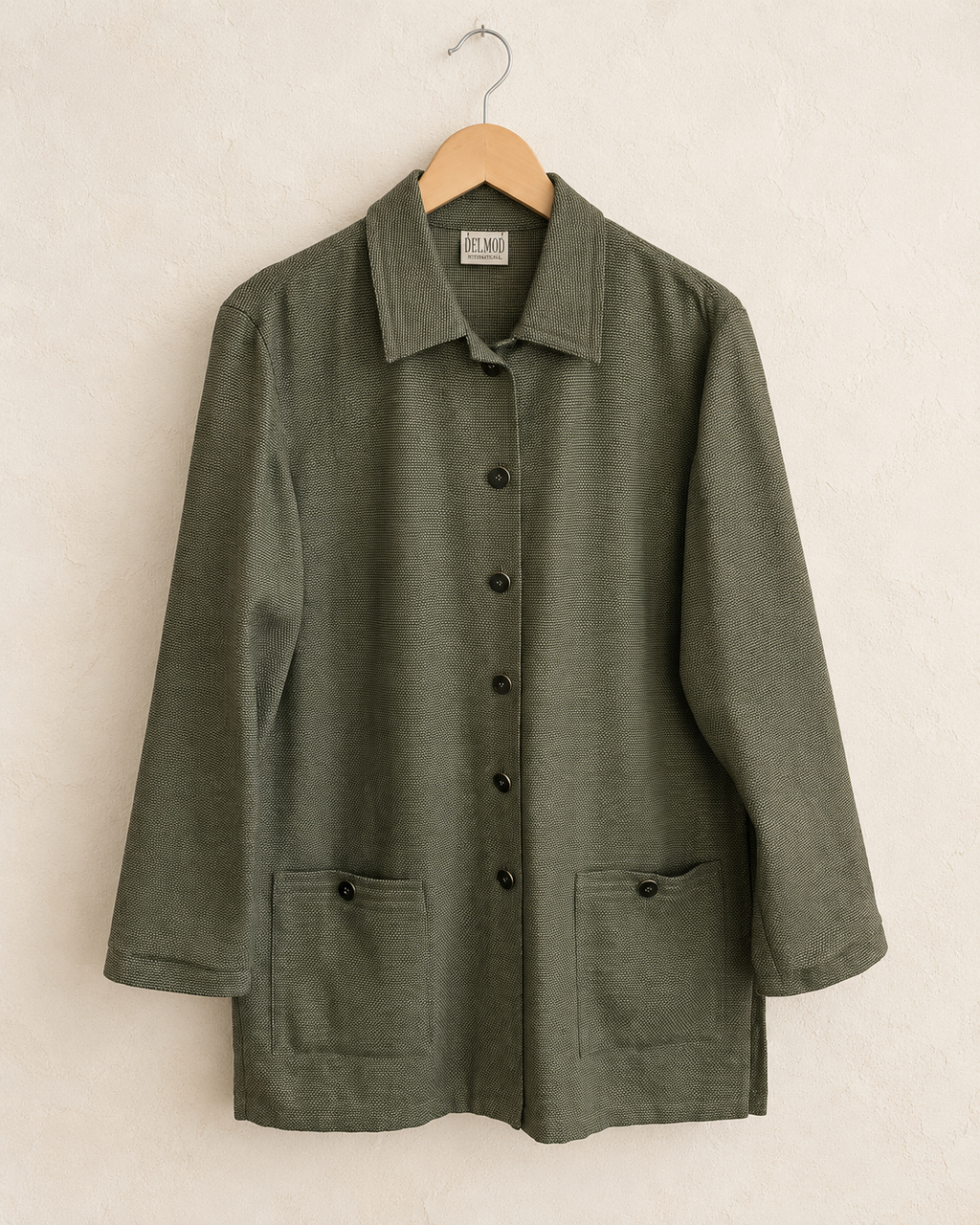 Green wool jacket (m)