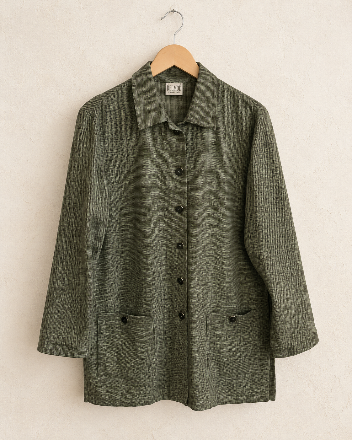 Green wool jacket (m)