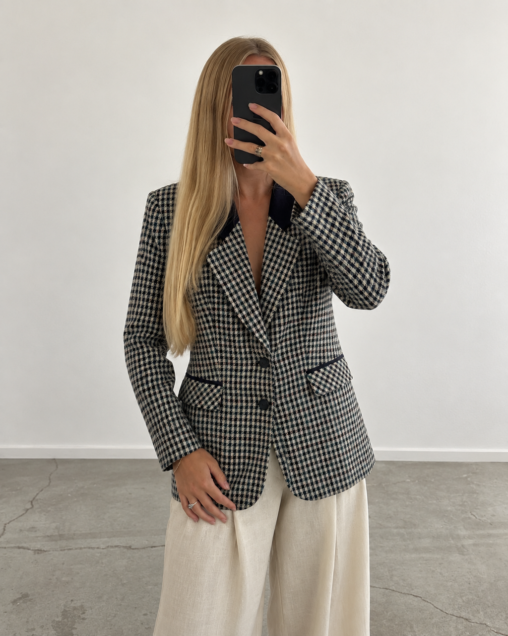 Checkered blazer (m)