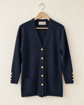 Darkblue wool cardigan (m/l)