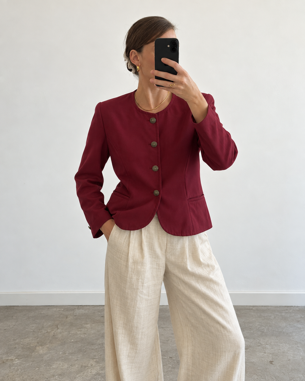 Bordeaux blazer (s/m)