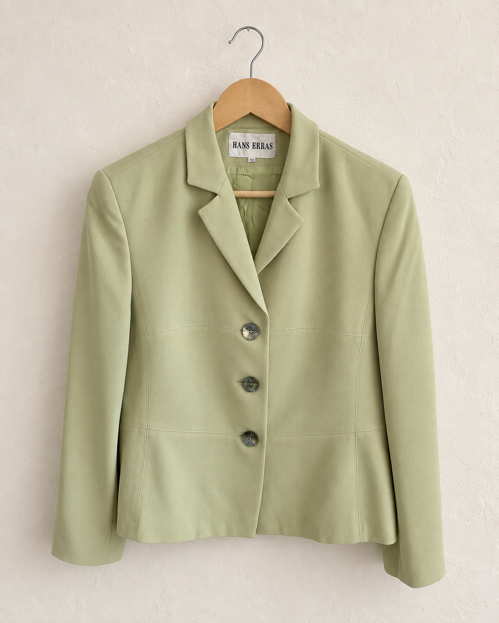 Soft green tailored blazer (s/m)
