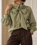 Amelie bow blouse
