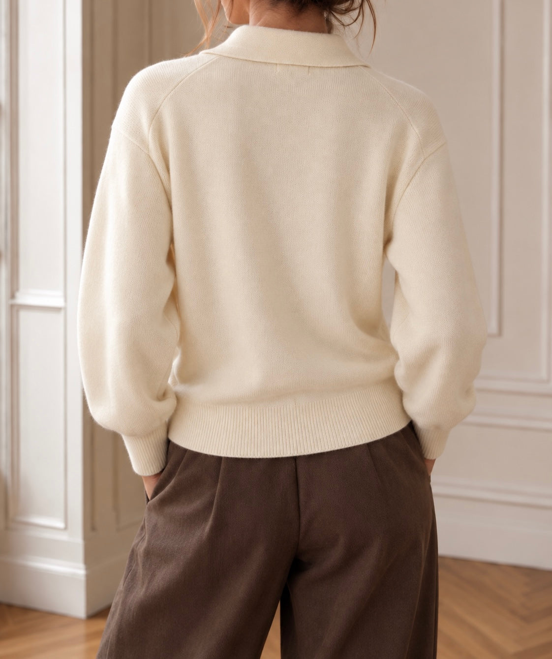 Mila crème sweater