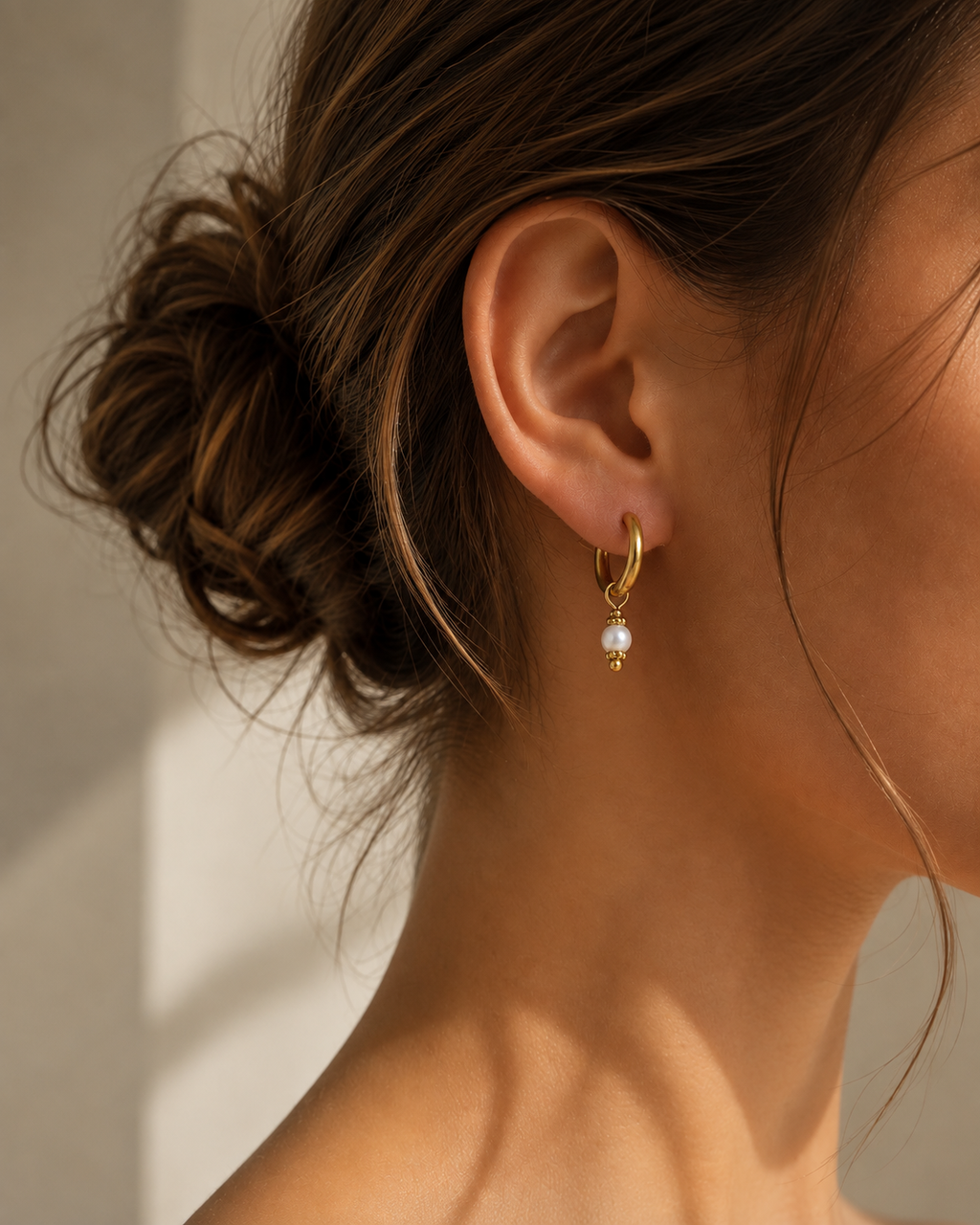 Lucie pearl earrings