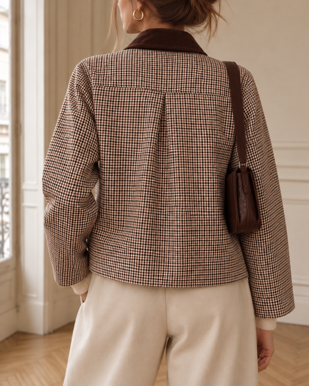 Suzy checkered blazer