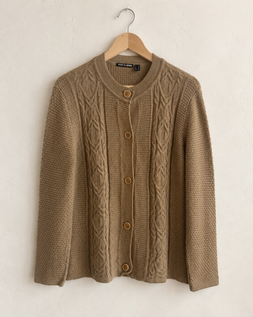 Cable cardigan (m)