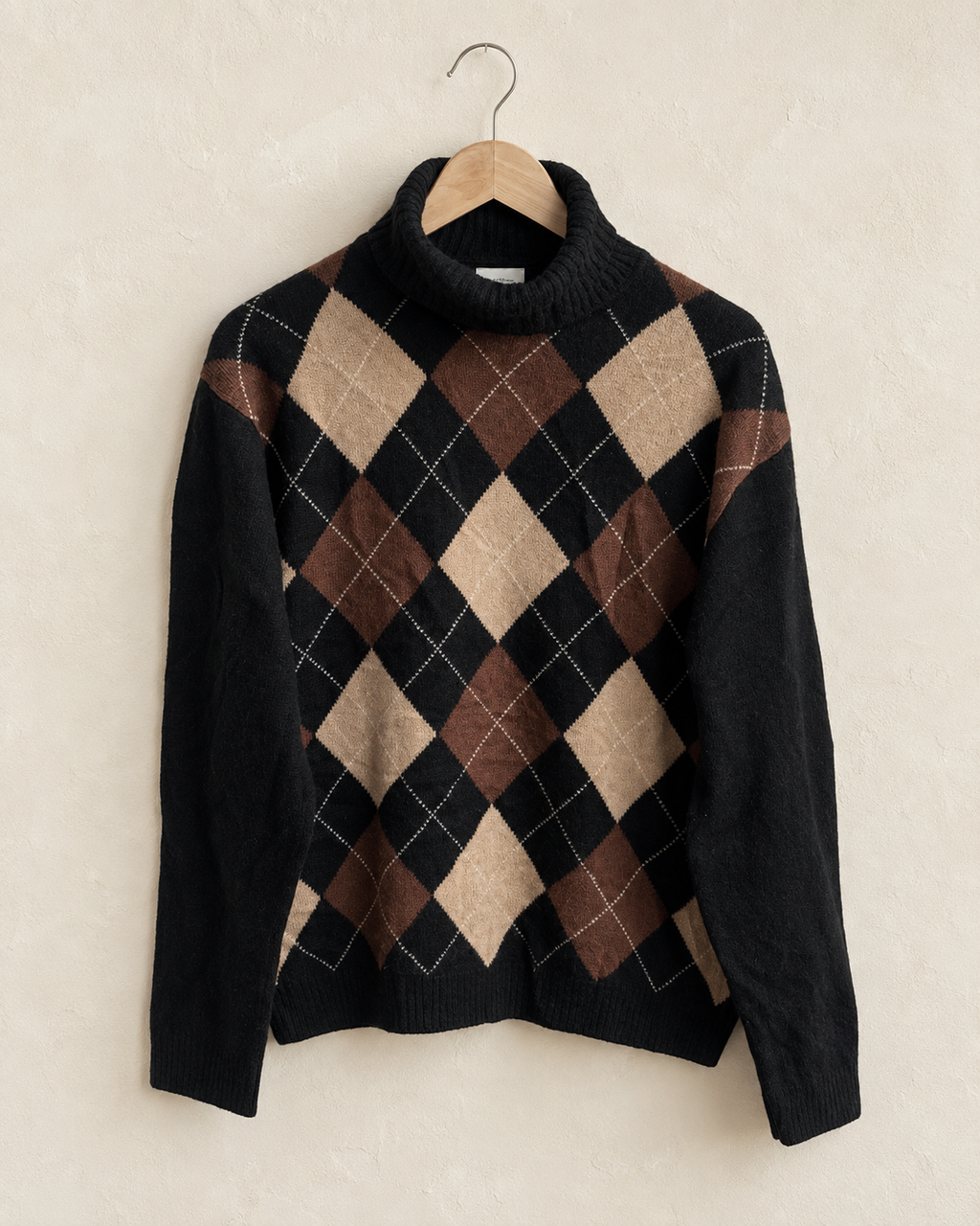 Wool pattern jumper (m)