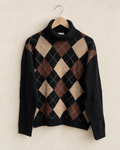 Wool pattern jumper (m)