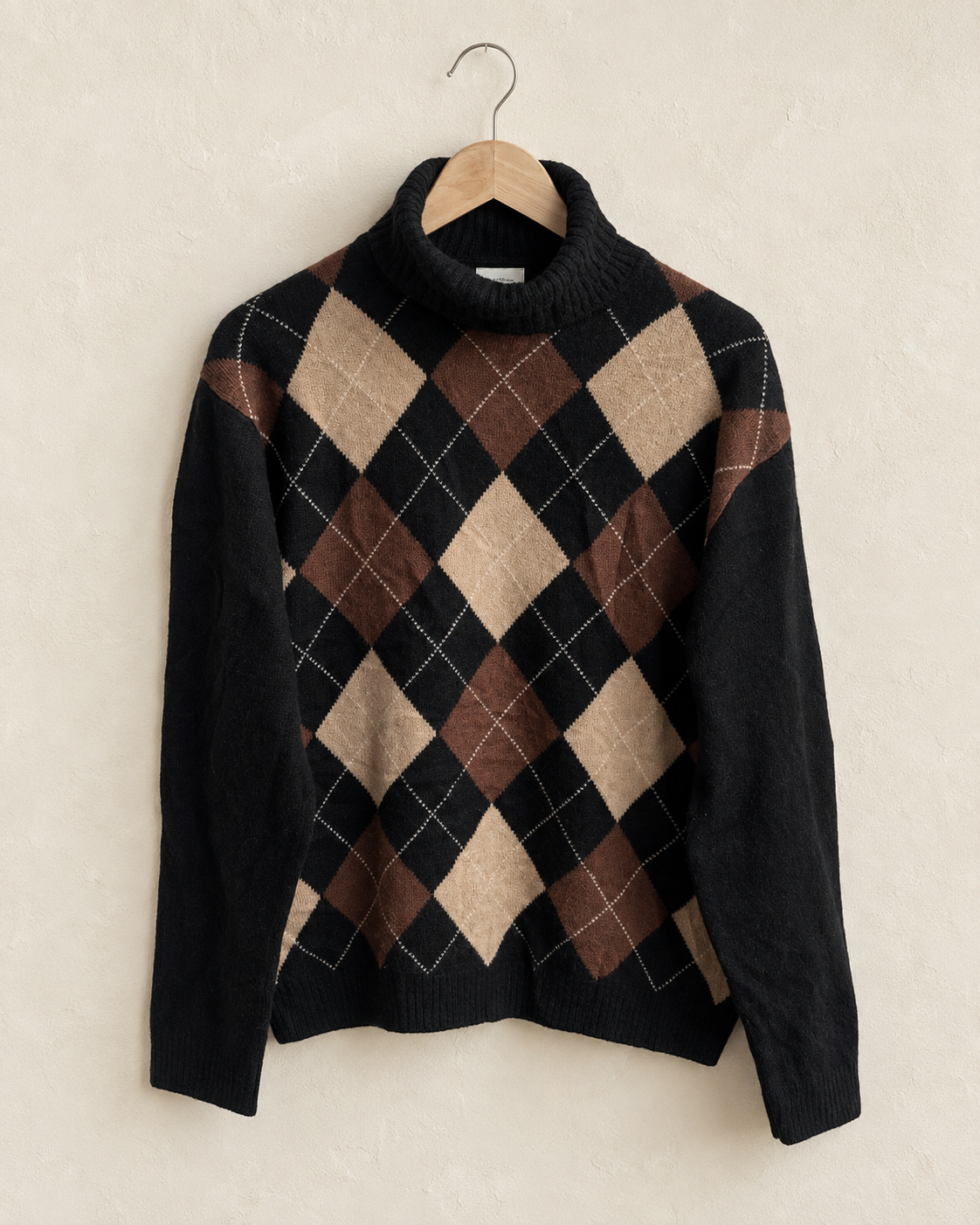 Wool pattern jumper (m)