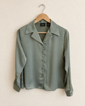 Sage green blouse (s/m)