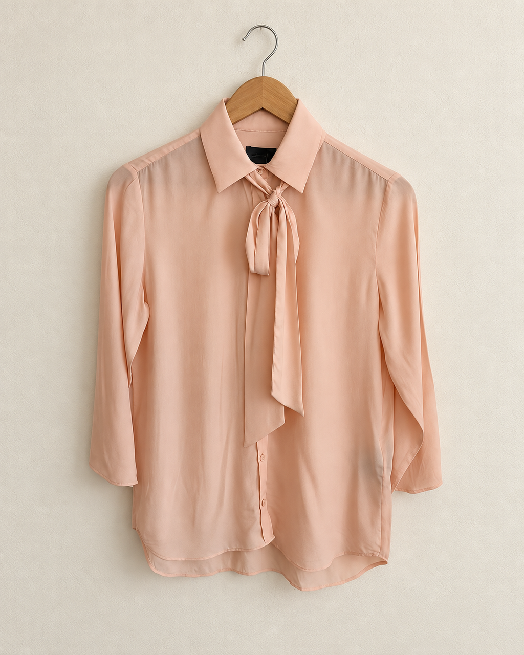 Pink bow blouse (s/m)
