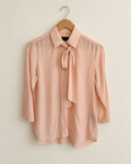 Pink bow blouse (s/m)