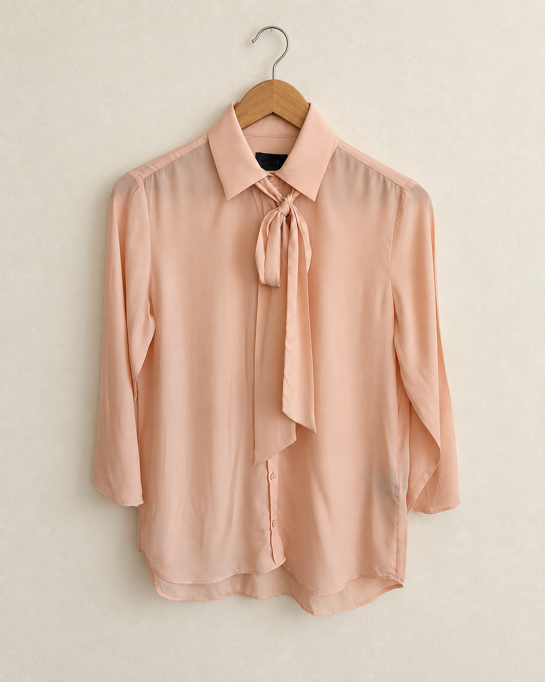 Pink bow blouse (s/m)