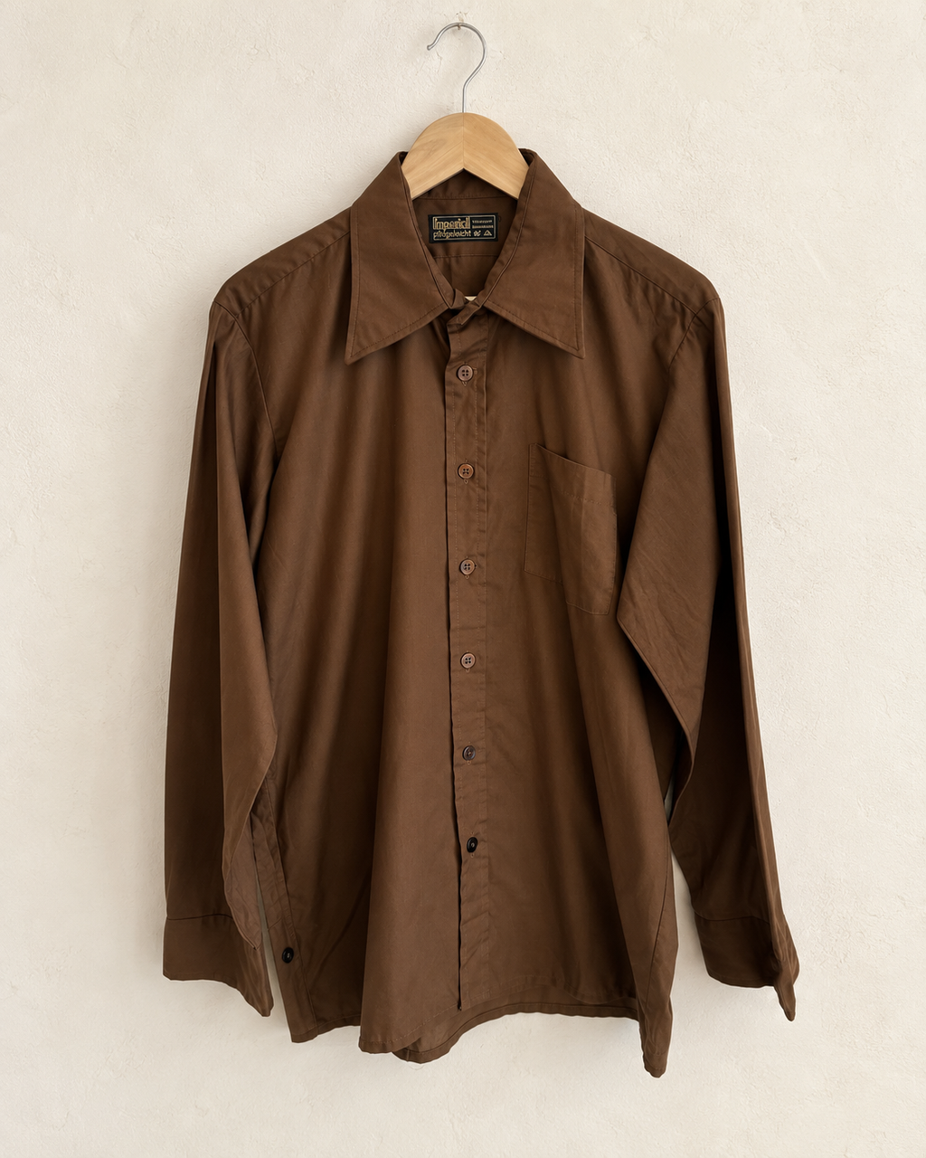 Chocolate brown shirt (m/l)