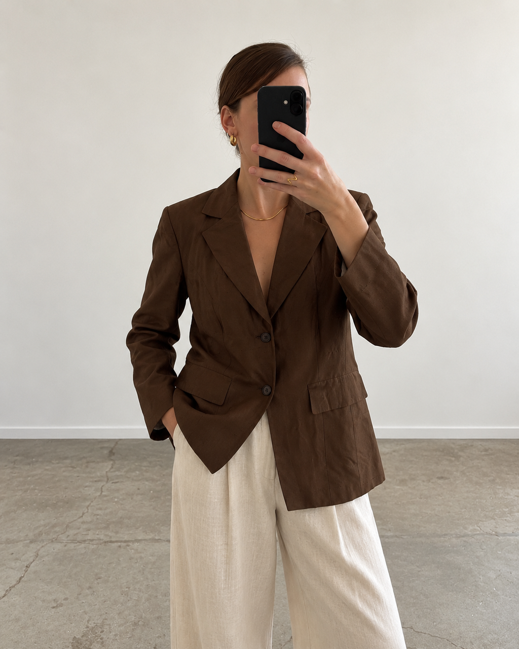 Brown blazer (s/m)