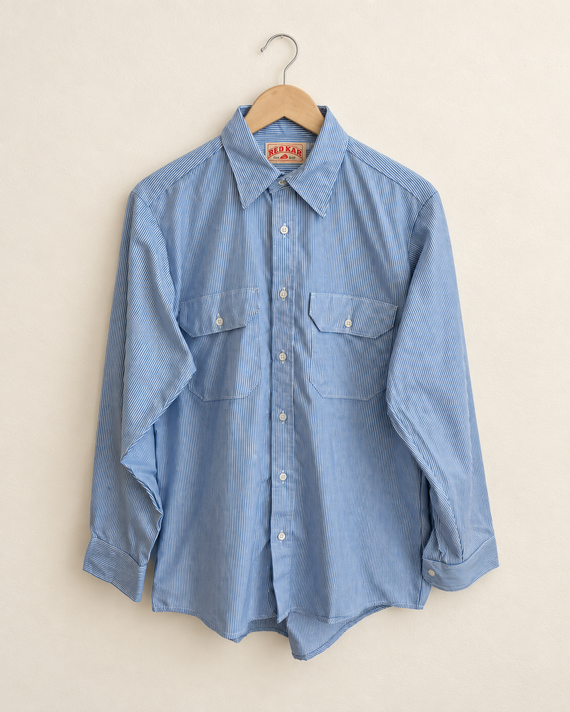 Blue striped shirt (m/l)