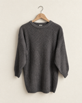 Charcoal grey chunky knit sweater (s/m)