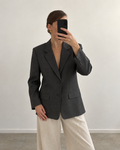 Charcoal grey blazer (m/l)