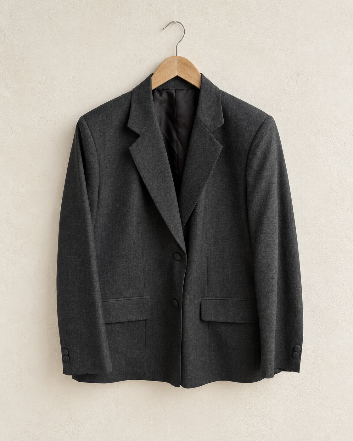 Charcoal grey blazer (m/l)