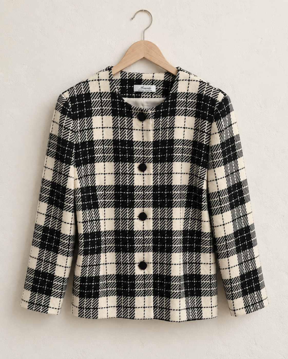 Couture check blazer (m/l)
