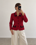 Cherry red jacket (xs)