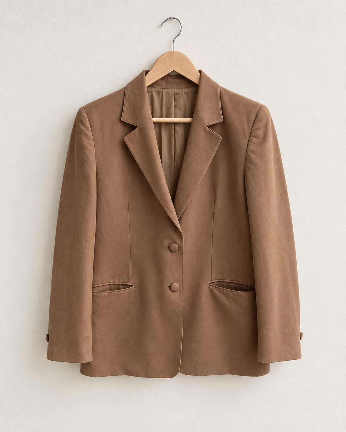 Classic camel blazer (L)