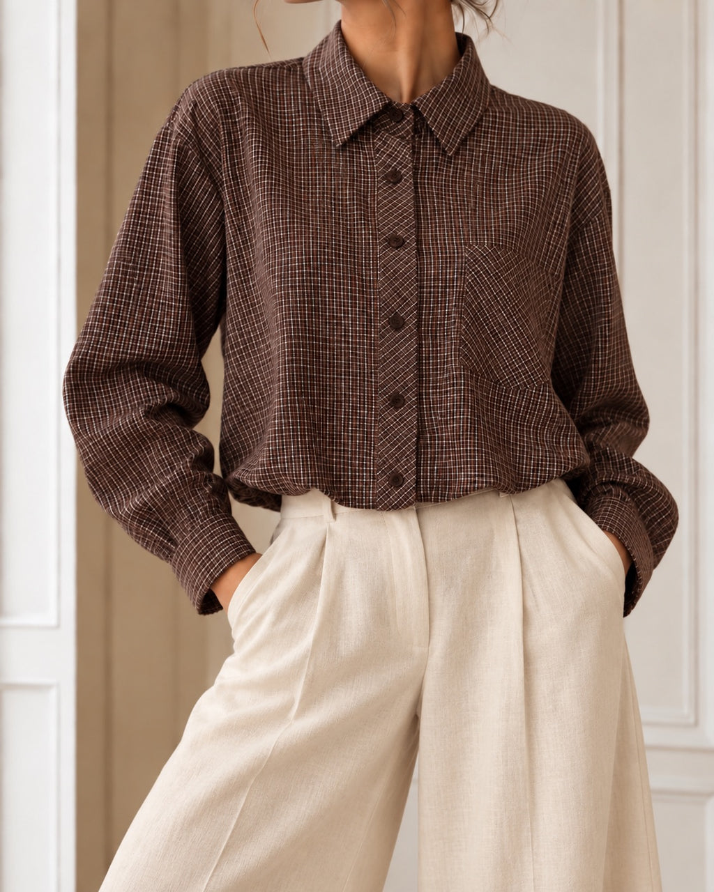 Lizzy cropped blouse