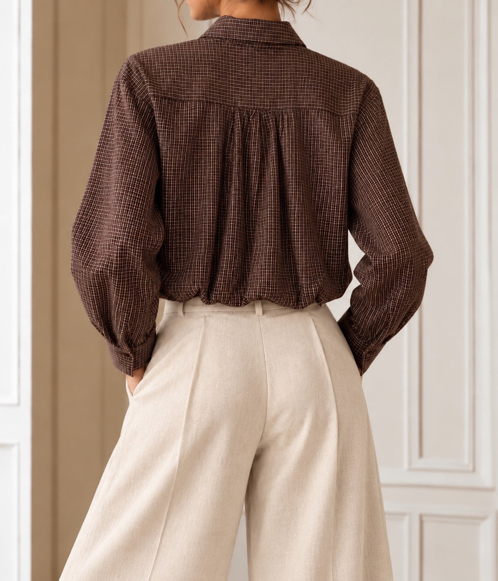 Lizzy cropped blouse