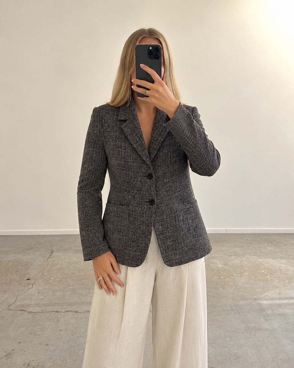 Classic grey blazer (s/m)